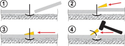 Nivelační systém 2 mm (50x spona + 50x klín)
