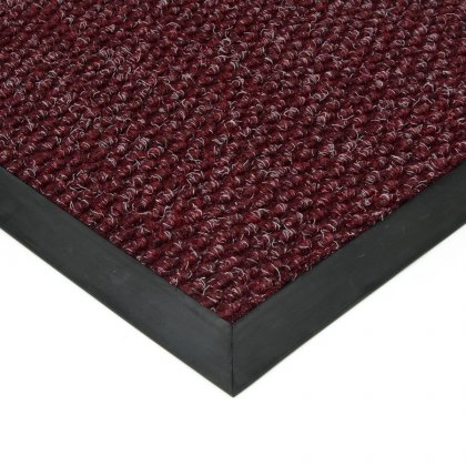 Červená kobercová zátěžová vnitřní čistící zóna Fiona - 200 x 200 x 1,1 cm