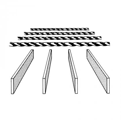 Ocelový pozinkovaný svařovaný podlahový rošt FLOMA - délka 50 cm, šířka 100 cm a výška 3 cm