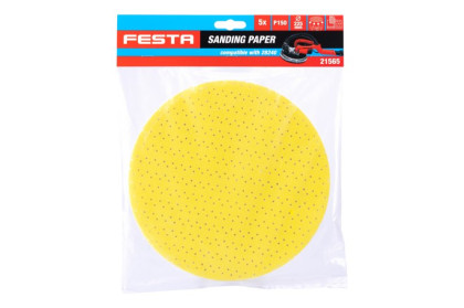 Papír brusný FESTA výsek 225mm P150 5ks na brusku na SDK