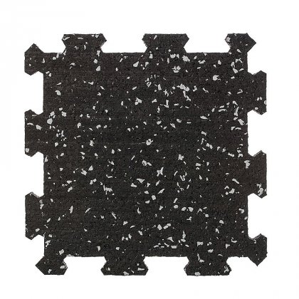 Různobarevná pryžová (10% EPDM STANDARD) modulární fitness deska (střed) SF1050, FLOMA - délka 95,6 cm, šířka 95,6 cm a výška 1,6 cm