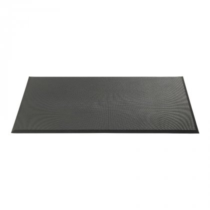 Černá protiúnavová olejivzdorná rohož Posture Mat - 177 x 60 x 1,9 cm
