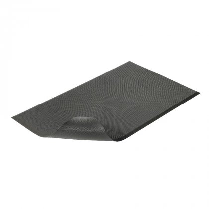 Černá protiúnavová olejivzdorná rohož Posture Mat - 102  x 91 x 1,9 cm