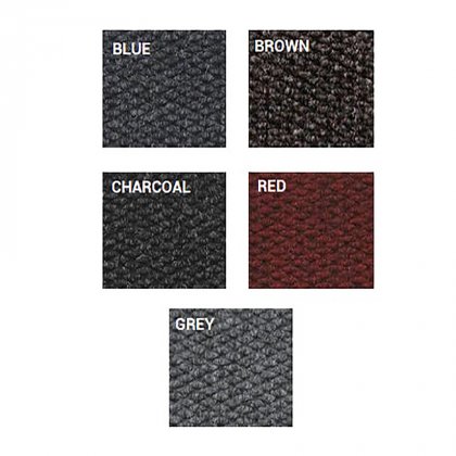 Černá gumová vstupní čistící modulární rohož Master Flex, C12, Nitrile FR - 50 x 50 x 1,2 cm