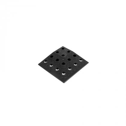 Černý plastový roh AT-STD, AvaTile - 13,7 x 13,7 x 1,6 cm