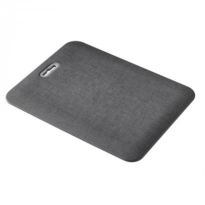 Šedá protiúnavová rohož Posture Mat II - 70 x 52 x 1,8 cm