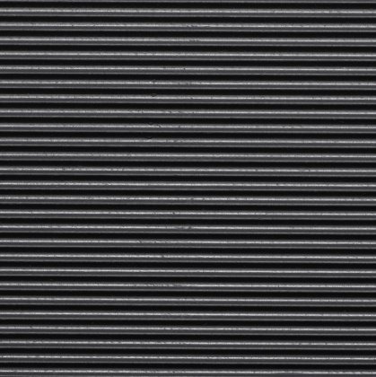 Černá gumová průmyslová protiskluzová rohož Alfa - 1000 x 100 x 0,3 cm