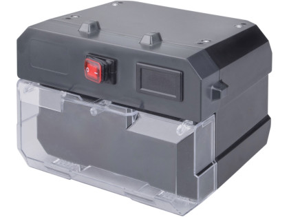 Skříň na baterii s elektronikou