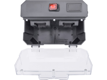 Skříň na baterii s elektronikou