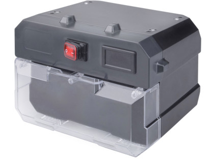 Skříň na baterii s elektronikou
