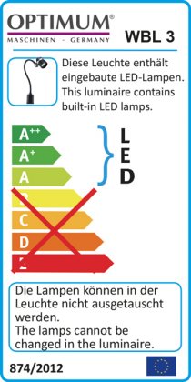 LED pracovní lampa WBL 3