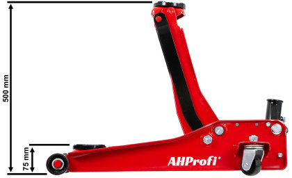 Pojízdný nízkoprofilový zvedák STANDARD, 3 t, rychlozdvižný - AH0300