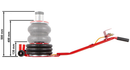 Pneumatický měchový zvedák na auto 3t, prodloužený - AH3100