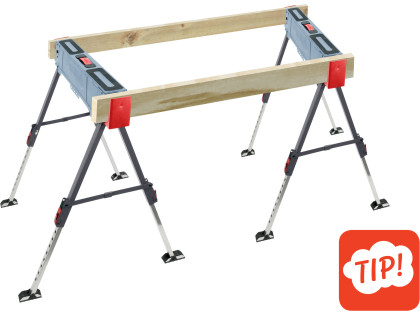 Koza stavební skládací 1kus, nosnost 550kg, výška 60-85cm