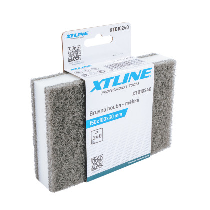 Brusná houba měkká | 150x100x30 mm, zr. 240