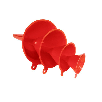 Sada 4 plastových trychtýřů bez sítka VT18149