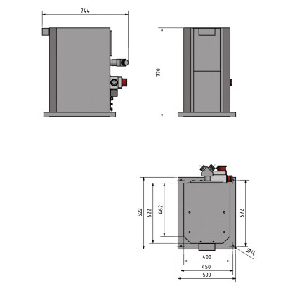 Podstavec s odsáváním GU 5 pro kotoučové brusky