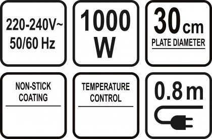 Palačinkovač 1000W