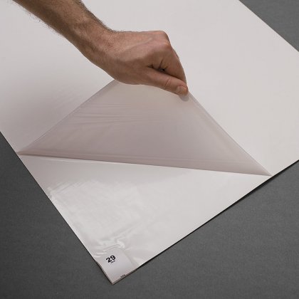 Bílá lepící dezinfekční antibakteriální dekontaminační rohož Antibacterial Sticky Mat, FLOMA - 60 x 90 cm - 60 listů