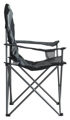 Židle kempingová skládací VIGO šedá