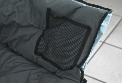 Židle kempingová skládací LISBOA antracit