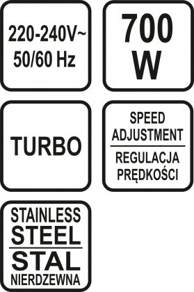 Ruční mixér 700W 4v1