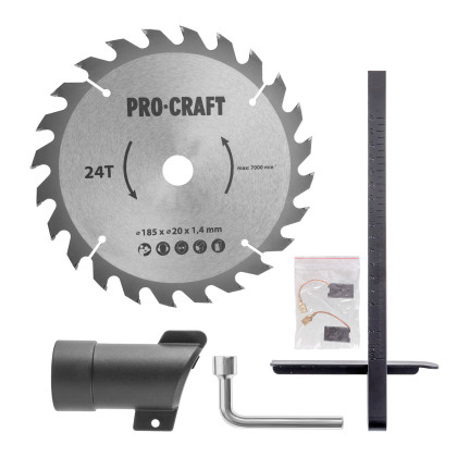 PROCRAFT KR1400 Pila kotoučová 185mm 1400W