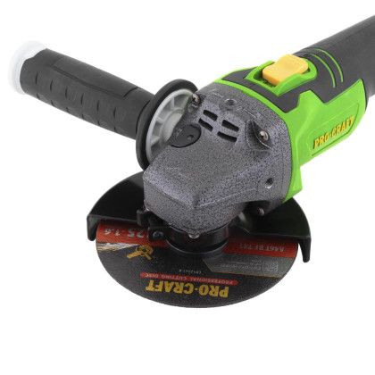 PROCRAFT PWA216 AKU úhlová bruska Li-ion 21V/4,0Ah bezuhlíková