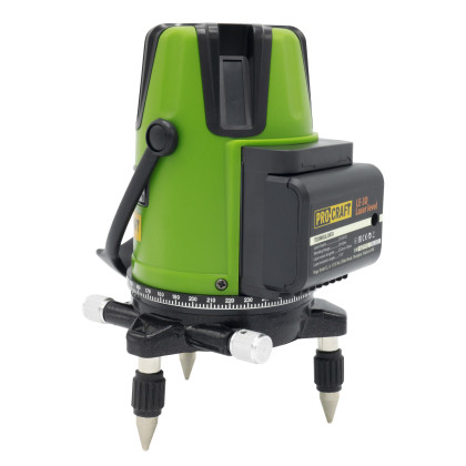 PROCRAFT LE-3D Laser zelený liniový, křížový samonivelační