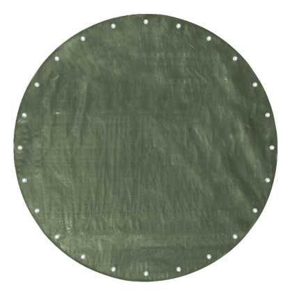 Plachta kulatá Procraft GT5,5 120g/m2 nepromokavá s oky 5,5 m zelená | GT5,5