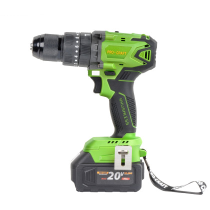 Aku vrtací šroubovák s příklepem Procraft PA18BL 1 baterie | PA18BL 1B