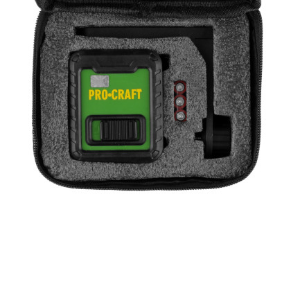 Laser zelený liniový, křížový samonivelační Procraft LE-2D | LE-2D