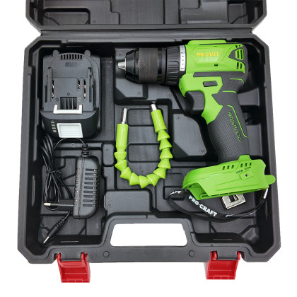 Aku vrtací šroubovák Procraft SPA18LiN Brushless se sadou bitů IBS-41 | SPA18LiN