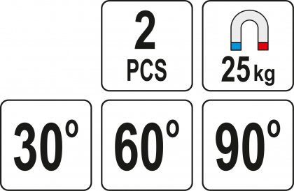 Magnetické držáky svářečské 2ks 25kg