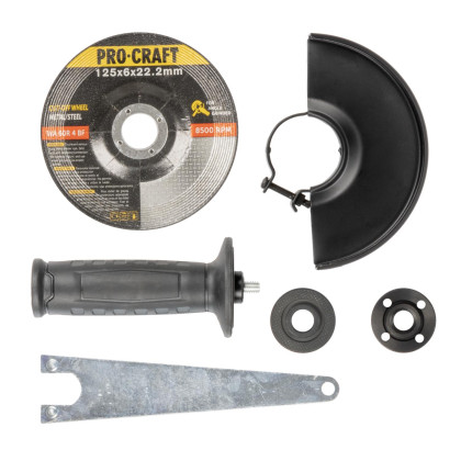 PROCRAFT PW2350 Bruska úhlová 125mm 1300W