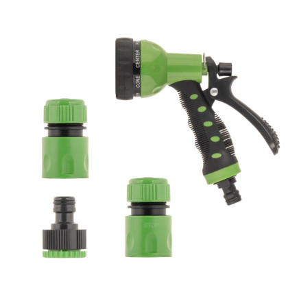 PROCRAFT Černo-žlutá zahradní hadicí 4-vrstvá, 1/2" 10 m s příslušenstvím