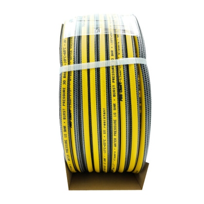 PROCRAFT Černo-žlutá zahradní hadicí 4-vrstvá, 1/2" 50 m