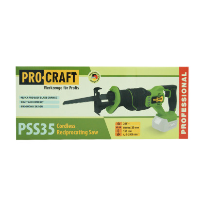 PROCRAFT PSS35bb Aku přímočará pila (bez baterie a nabíječky)