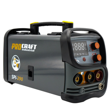 PROCRAFT SPI-290 Kombinovaná invertorová svářečka Co Flux - trubičkový drát, MMA, TIG lift