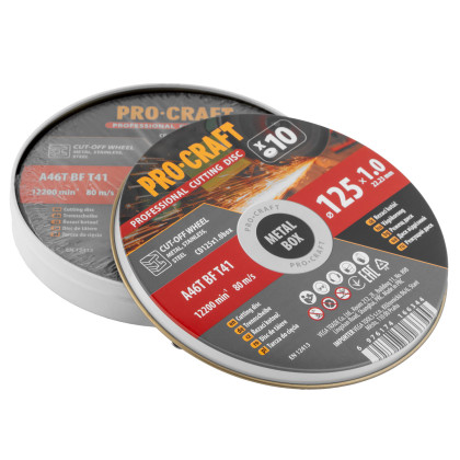 Sada řezných kotoučů Procraft CD125x1.0b | CD125x1.0b