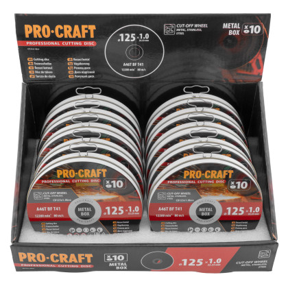 Sada řezných kotoučů Procraft CD125x1.0b | CD125x1.0b