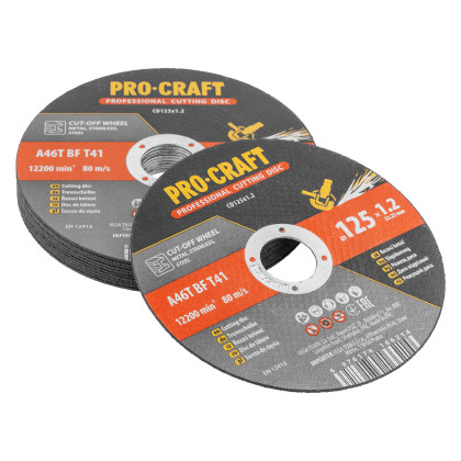 Sada řezných kotoučů Procraft CD125x1.2b | CD125x1.2b