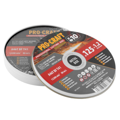 Sada řezných kotoučů Procraft CD125x1.2b | CD125x1.2b