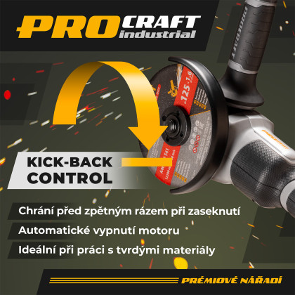 Aku rázový utahovák Procraft PWA80 1b | PWA80-1b-c