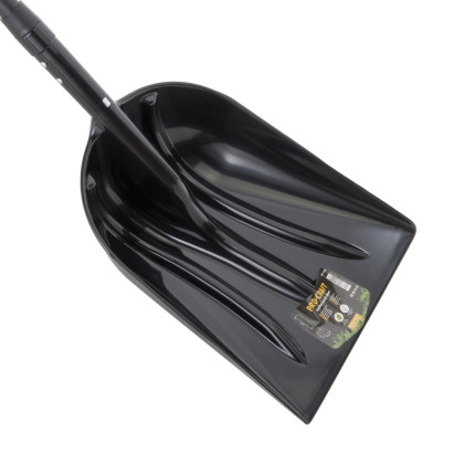 Lopata na sníh a obilí 36,5 cm plastová se sklolaminátovou násadou dlouhá 150cm Procraft GPS-1500 | GPS-1500
