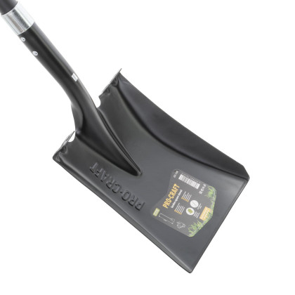 Lopata rovná kovaná rycí 23cm (nášlapy) se sklolaminátovou násadou 150cm Procraft GSS-1500 | GSS-1500