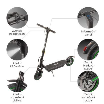 PROCRAFT DS350S Elektrokoloběžka