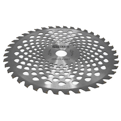 Nůž křovinořezu (D255*25.4) 40Т (oboustranný) PROCRAFT | H/P-2