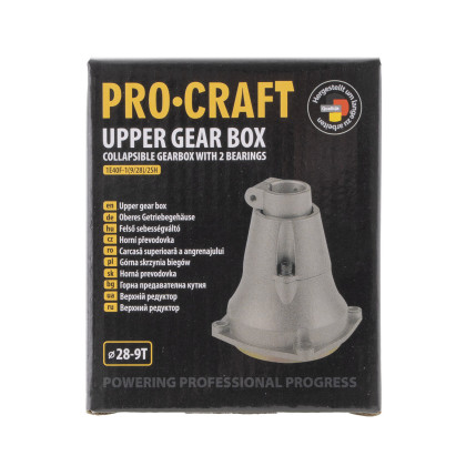 Horní reduktor (9/28) (pro 2 ložiska) PROCRAFT | 1E40F-1(9/28)/2SH