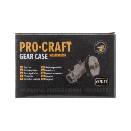 Spodní reduktor křovinořezu (7/28) PROCRAFT | 1E40F-14(7/28)SH